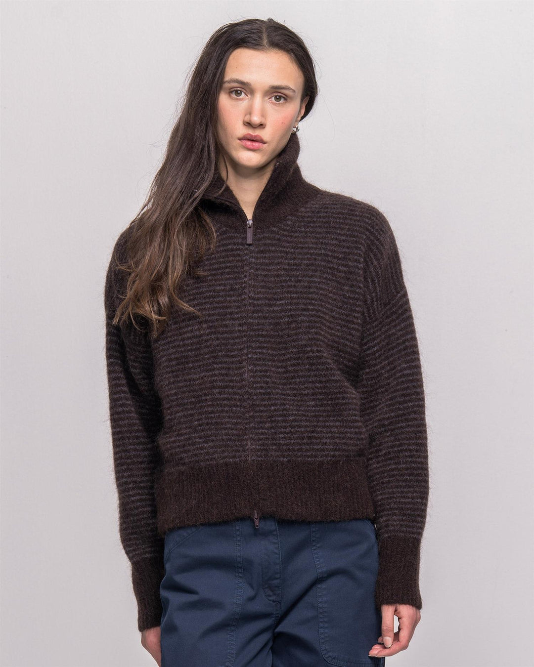 Suzy stripe mohair