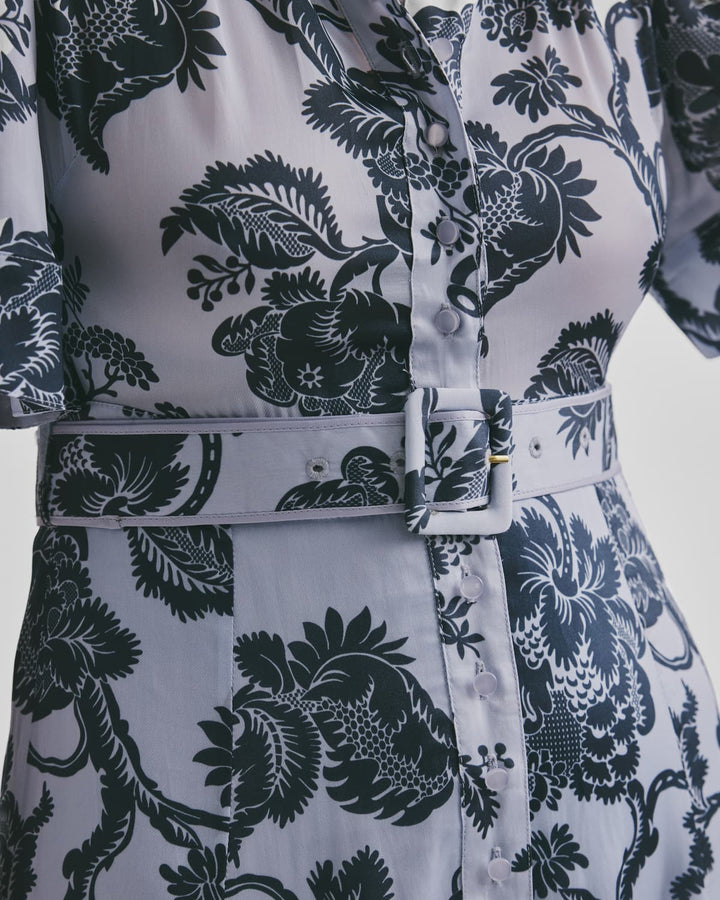 Organza Midi Dress