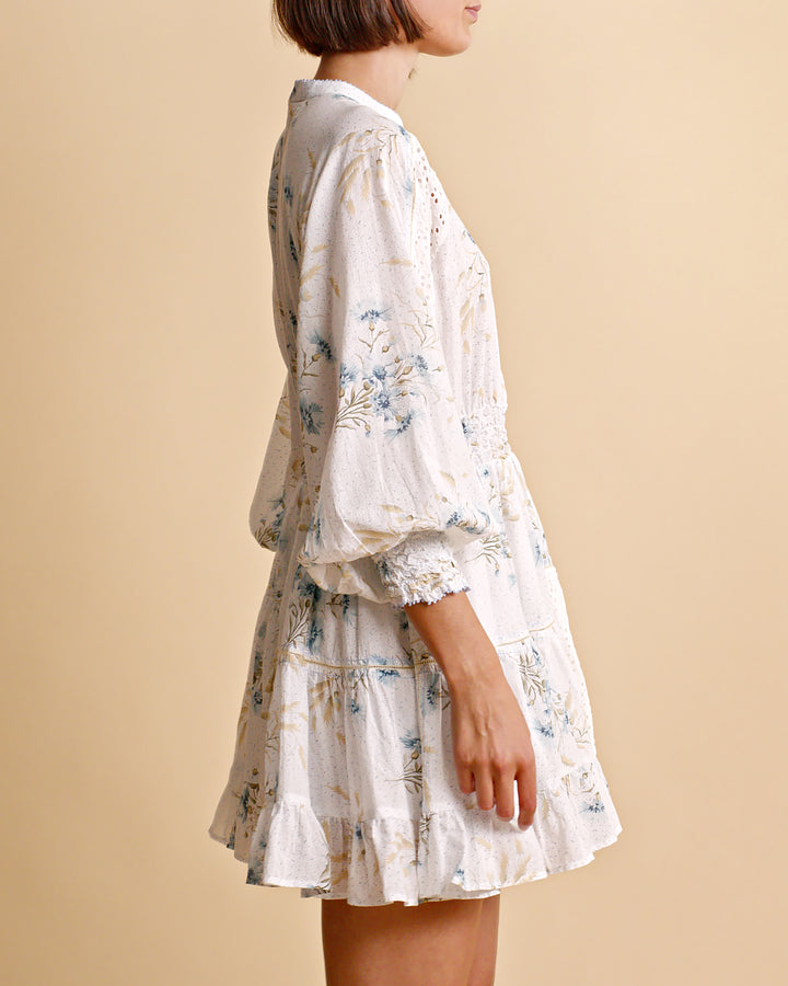 Patchwork Mini Shirt Dress