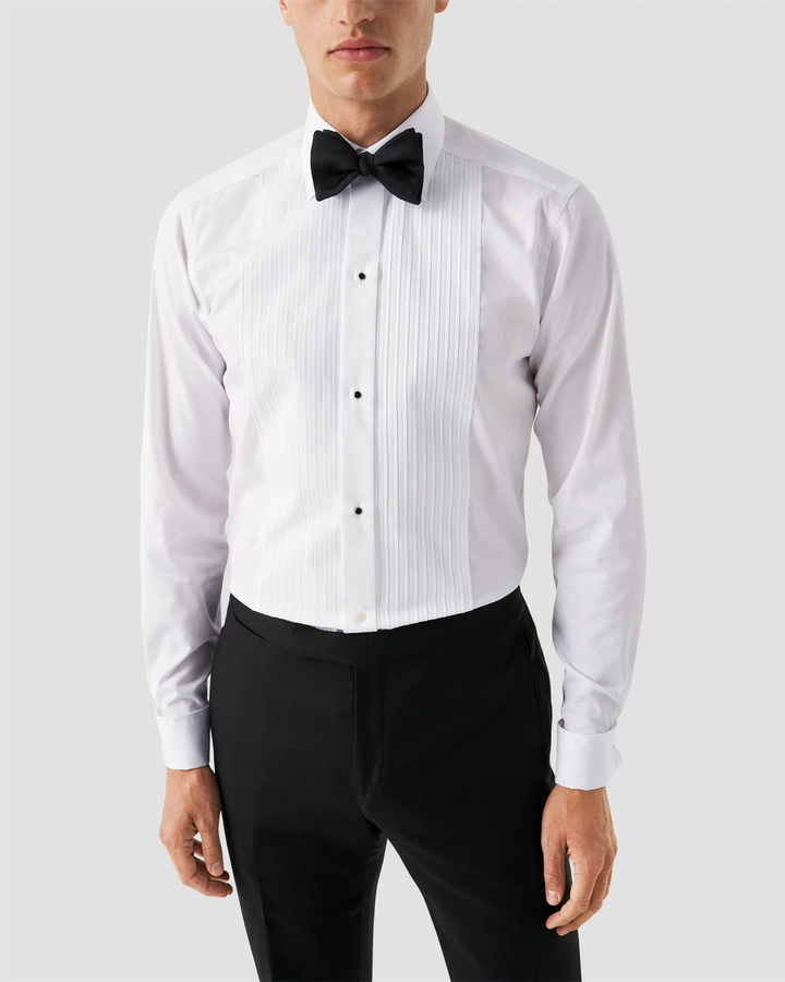 Slim Plissé Tuxedo Shirt