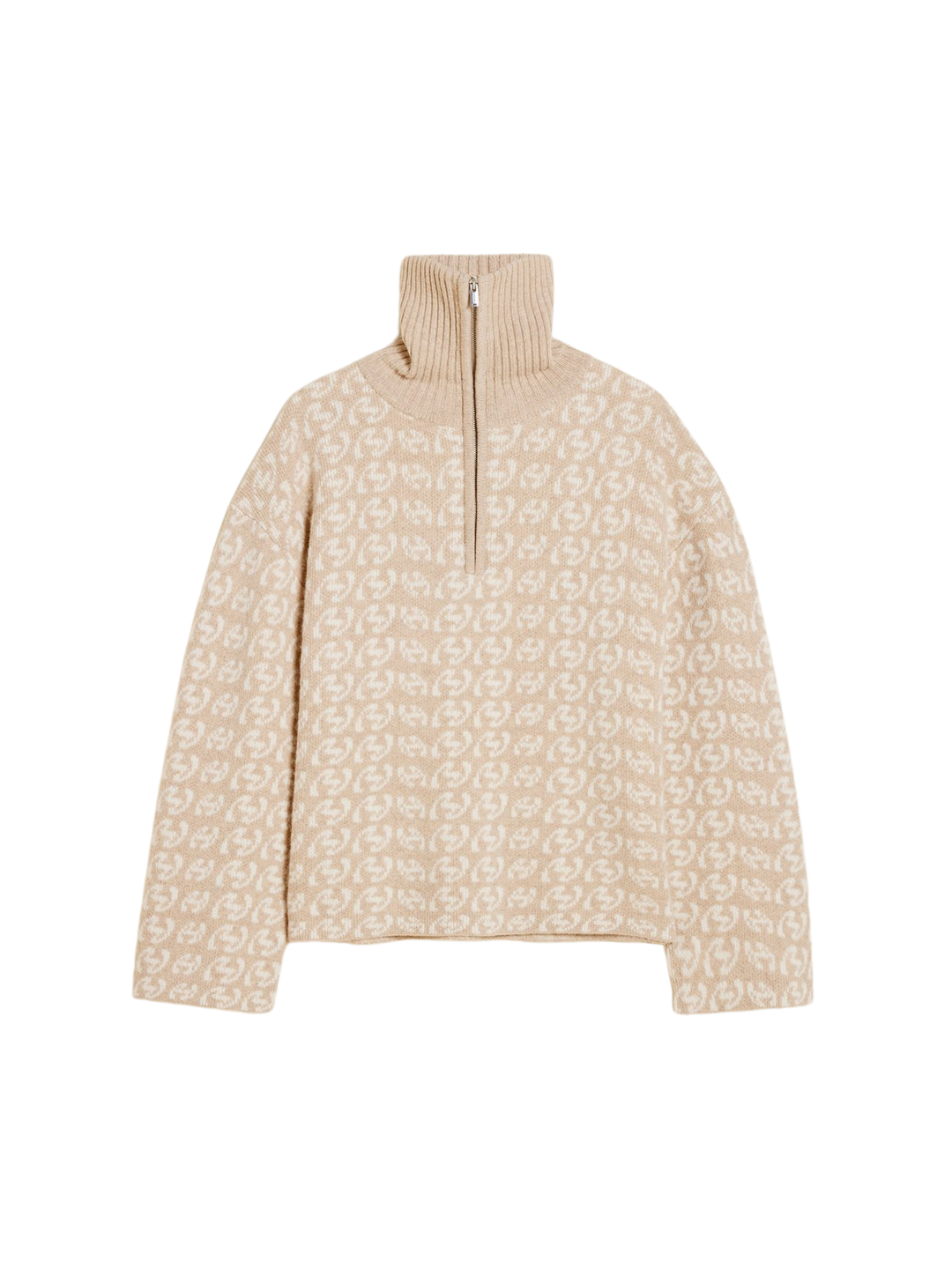 Cass Monogram Half Zip