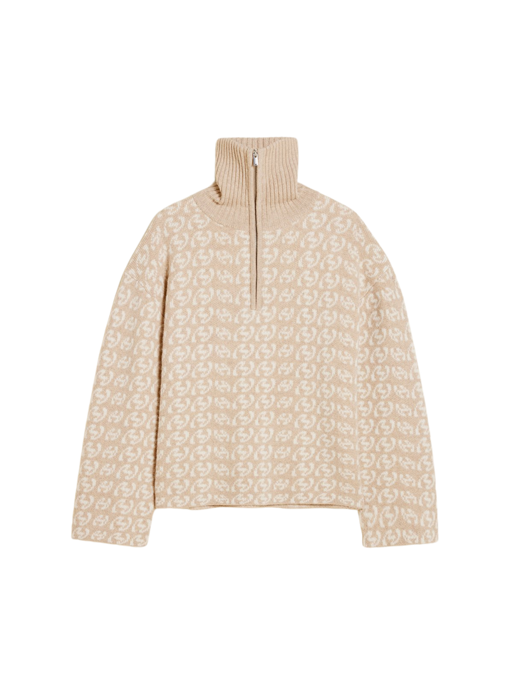 Cass Monogram Half Zip