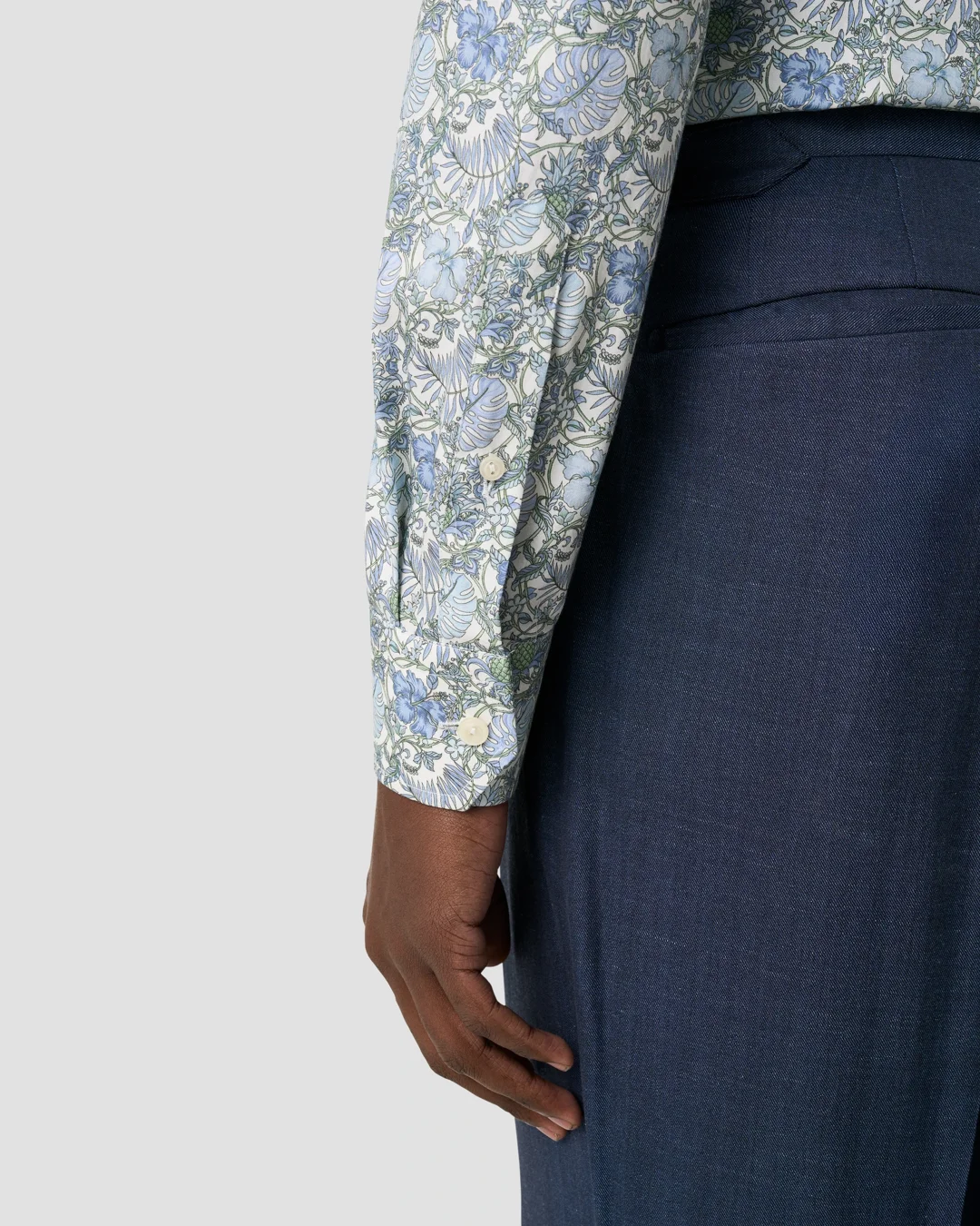 Floral Signature Twill Shirt Slim