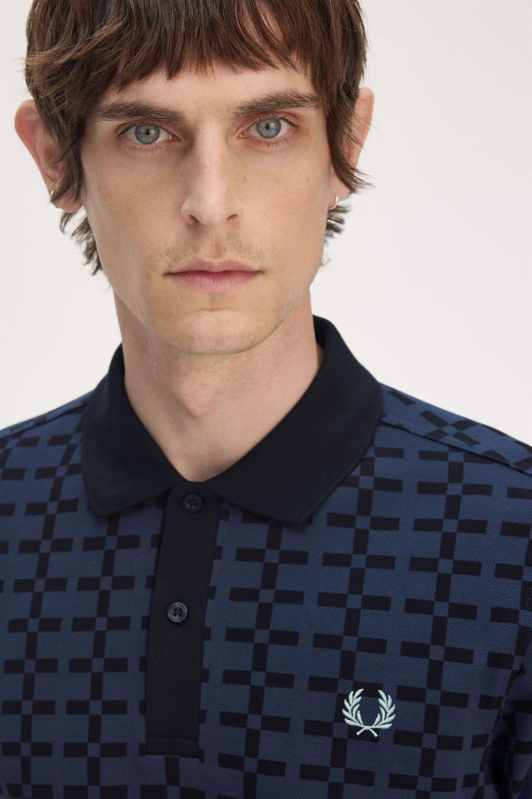 Jaquard polo t-shirt