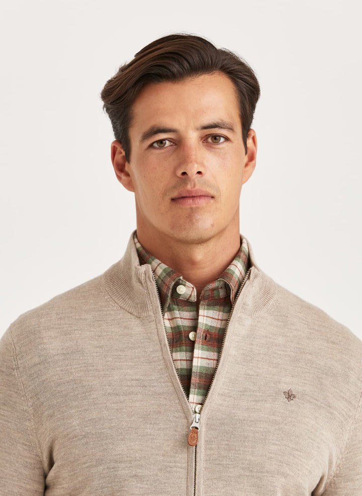 Merino Zip Cardigan