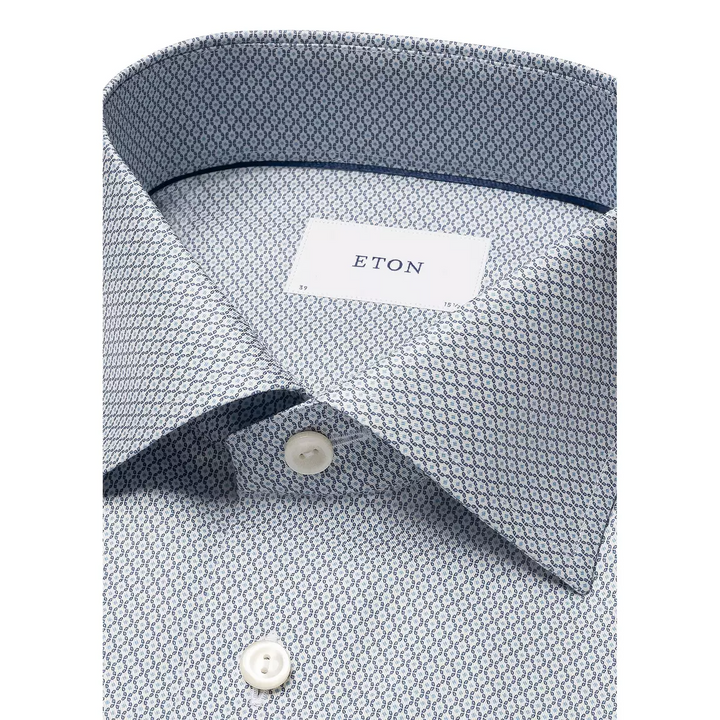 Contemporary Micro Print Signature Twill Shirt