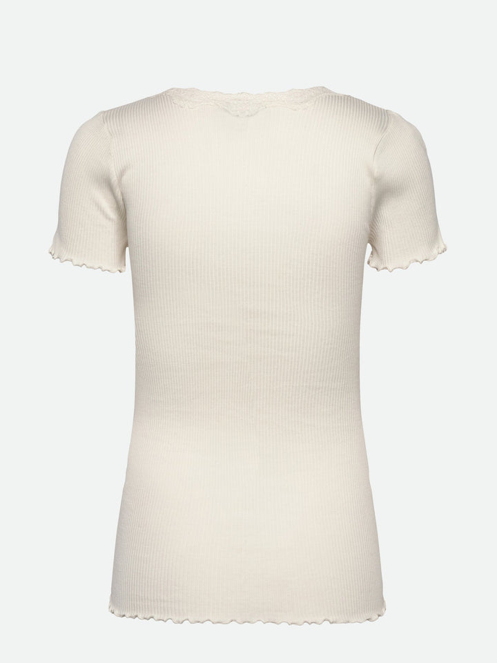 RWbeatha ss regular o-neck lace t-shirt