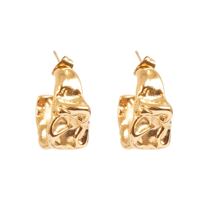 Earrings curled creol 24mm