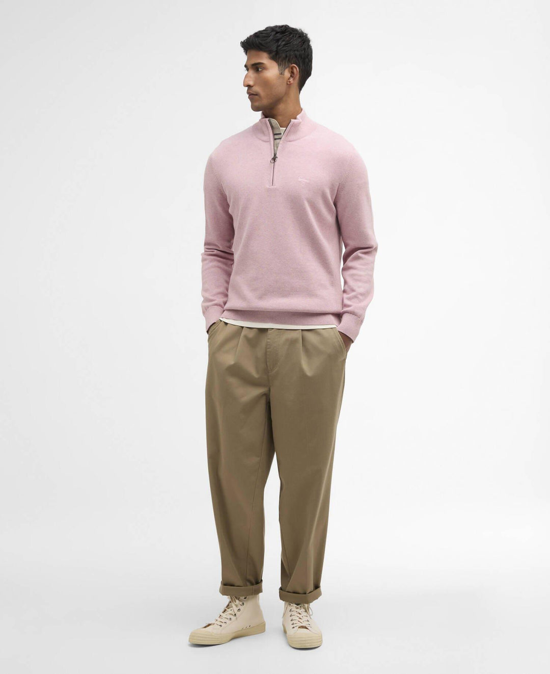 Cotton Quarter Zip