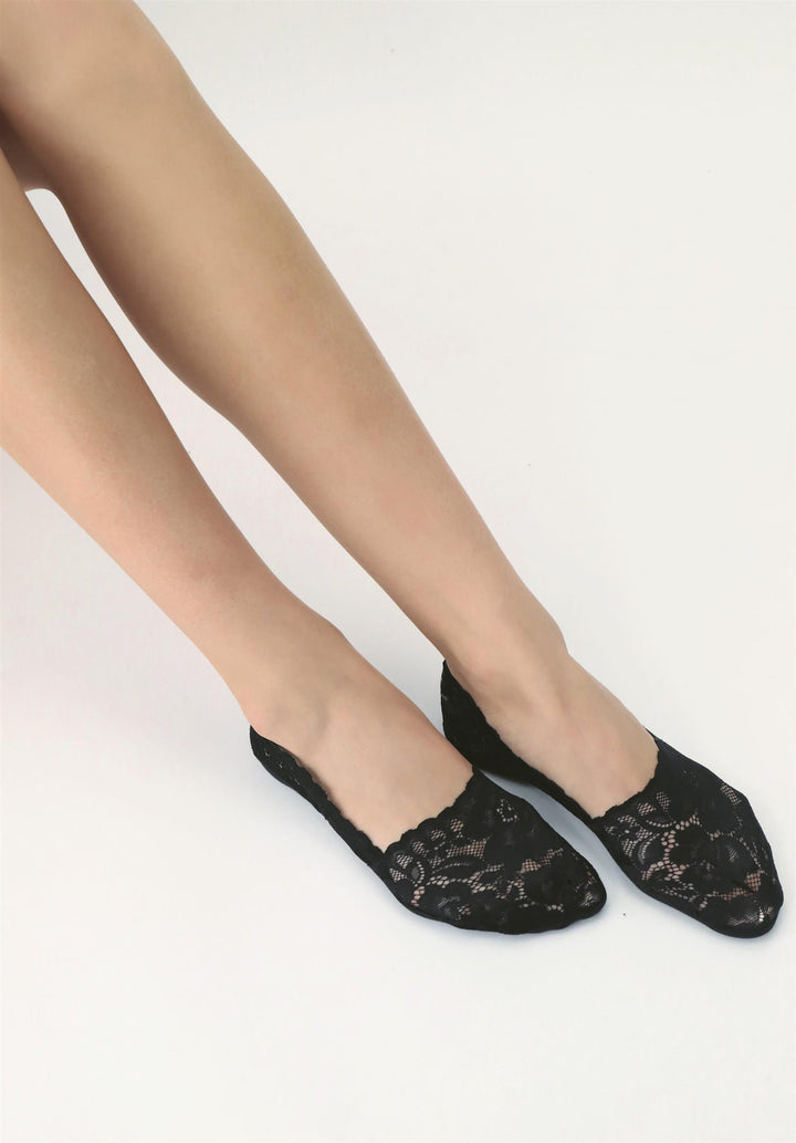 Lacy No-Show Socks
