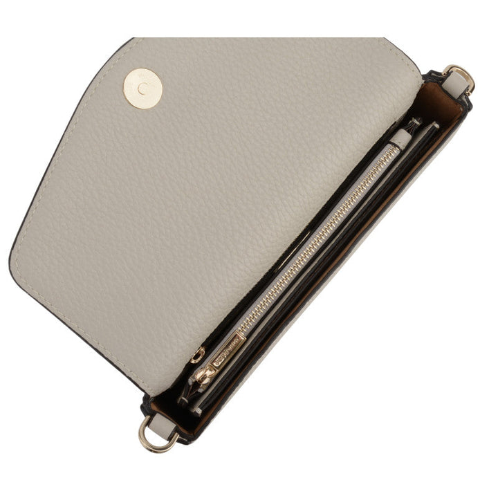 Cowhide leather clutch bag