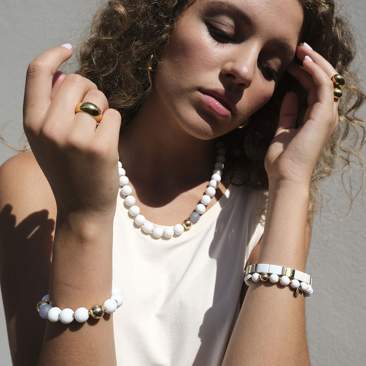 Enamel Tile Bracelet (M/L)