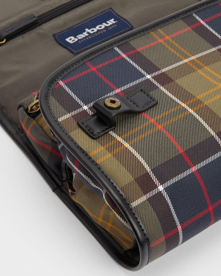 Tartan Hanging Washbag