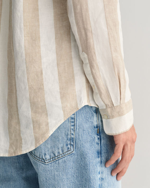 Bold Stripe Linen Shirt