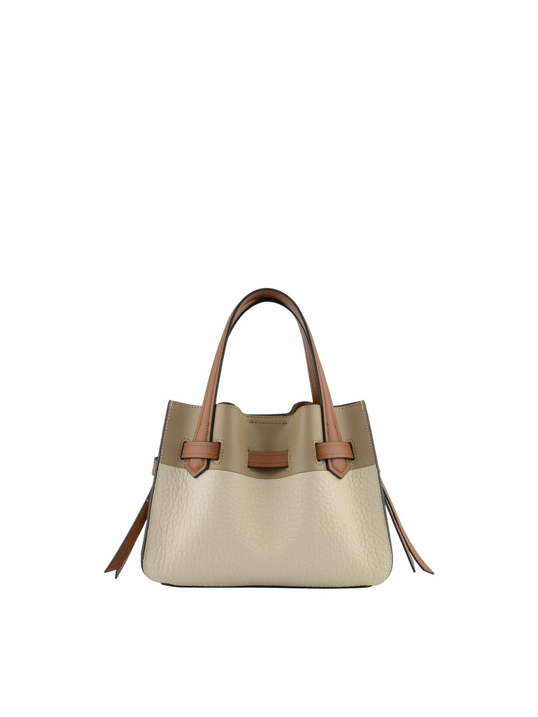 Cowhide leather nano satchel bag
