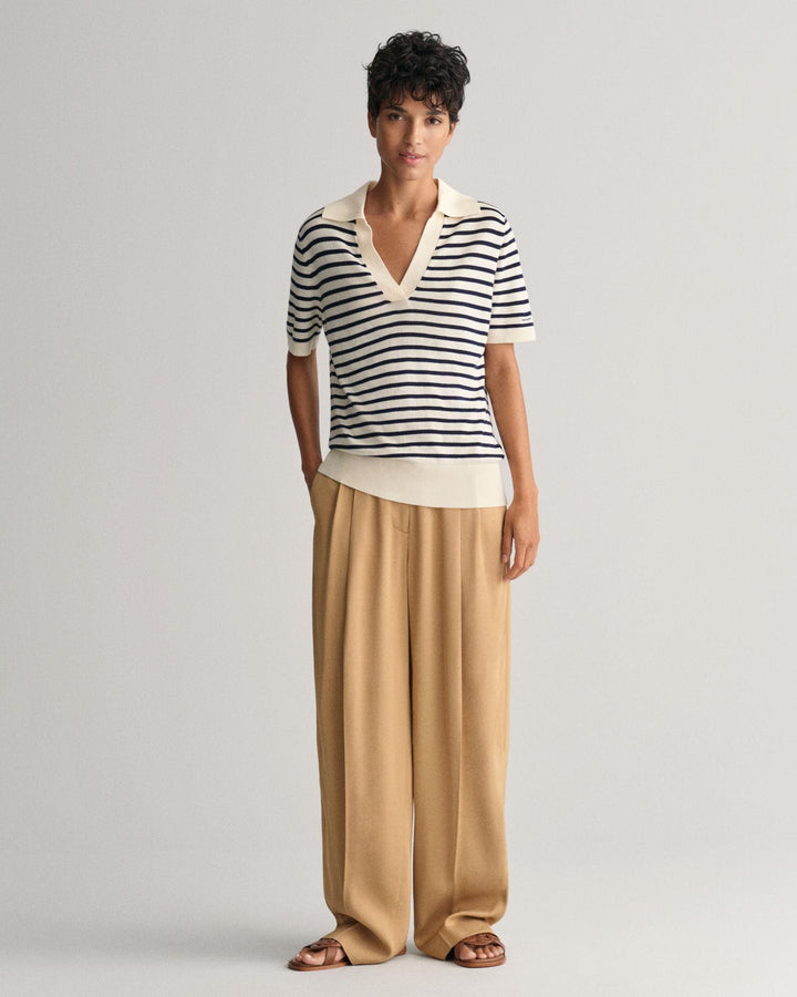 Striped Short Sleeve Rugger