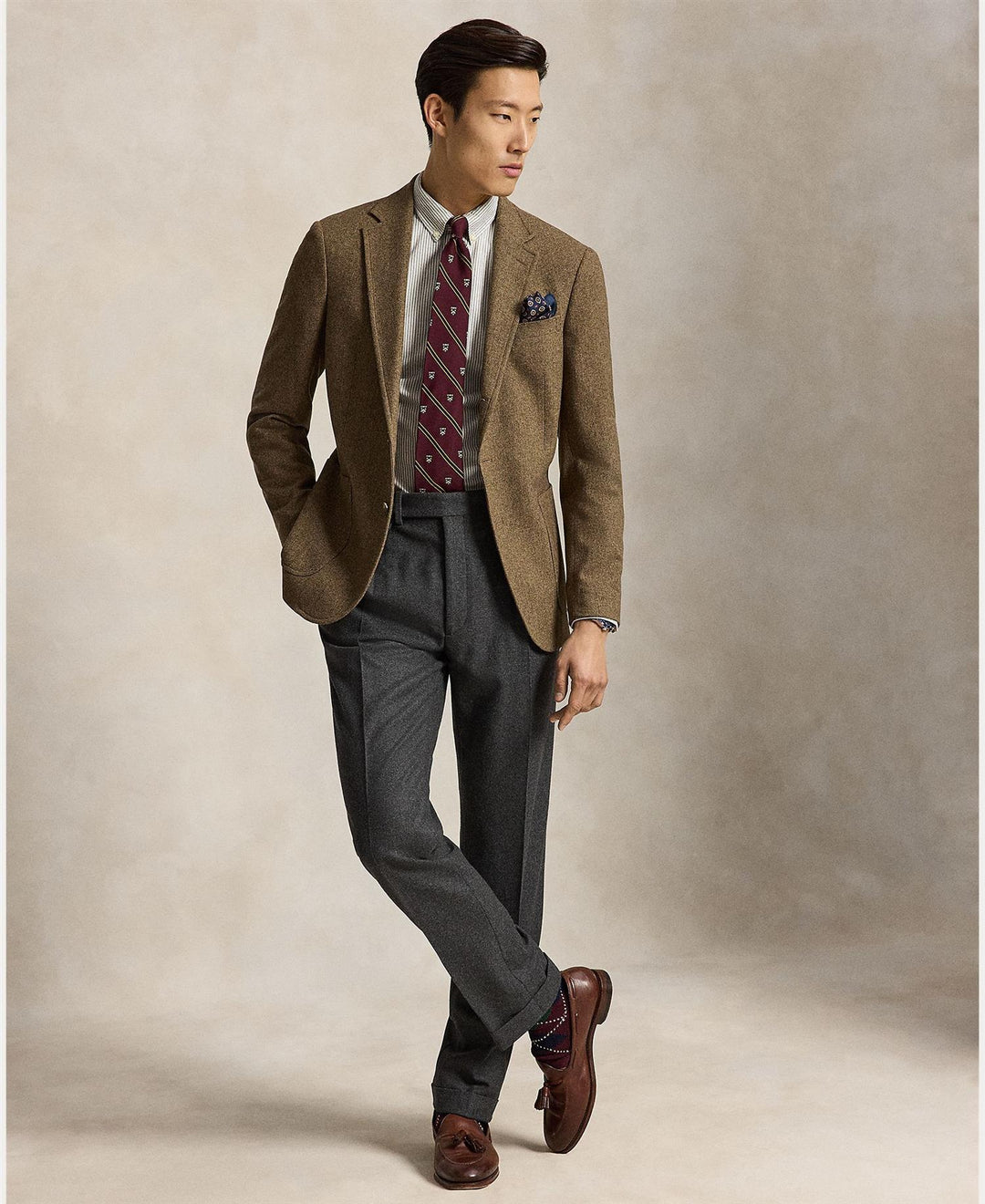 Custom Fit Striped Oxford Shirt