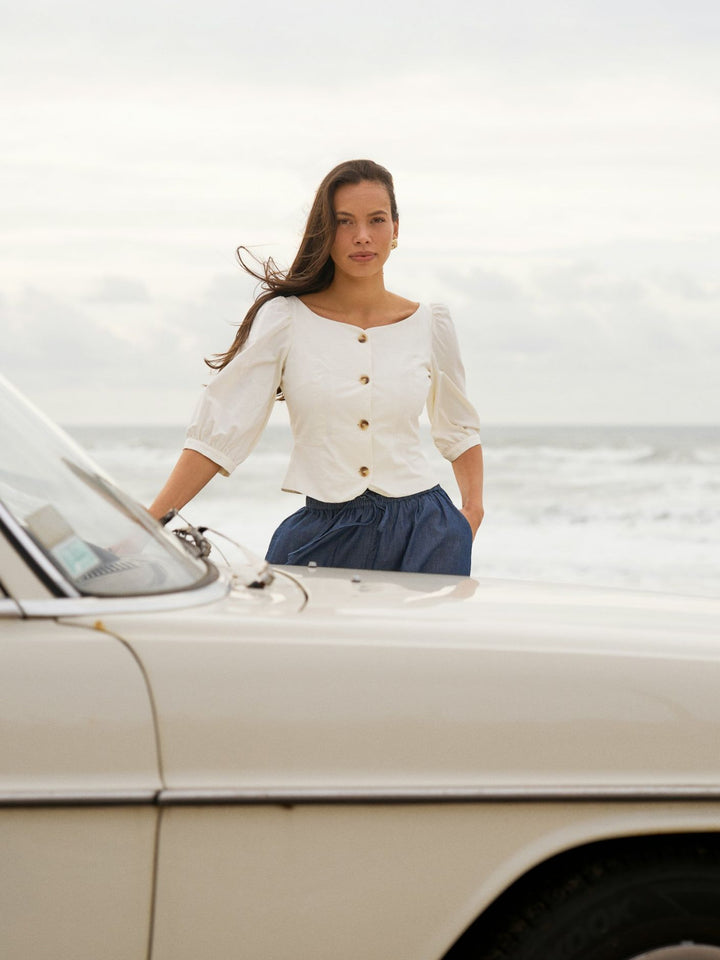 Jeannie Twill Blouse