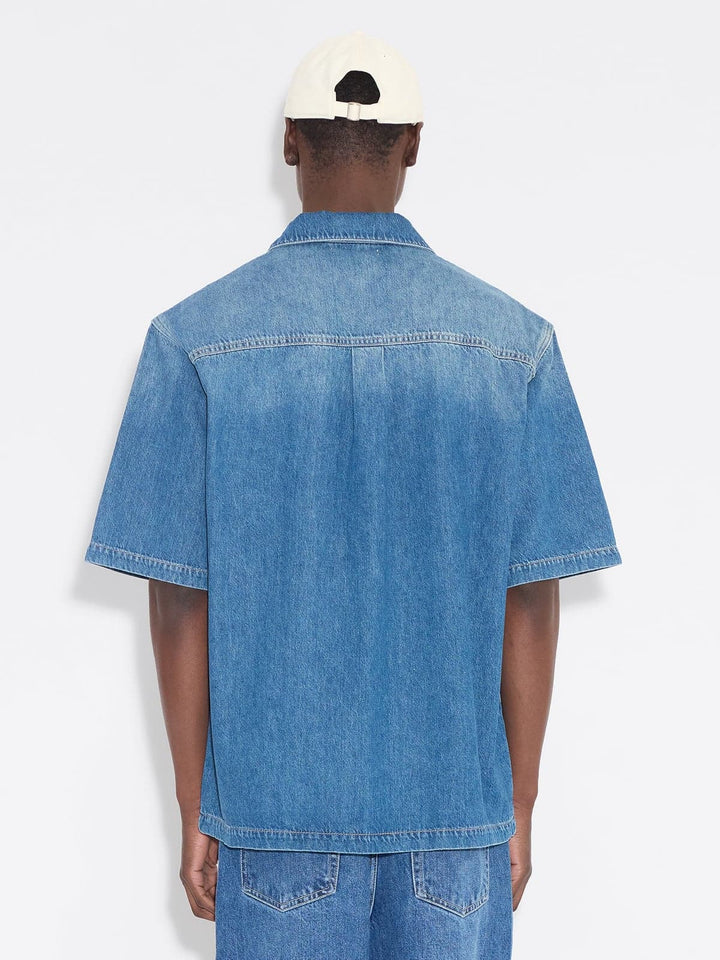 Relaxed Denim Short Sleeve