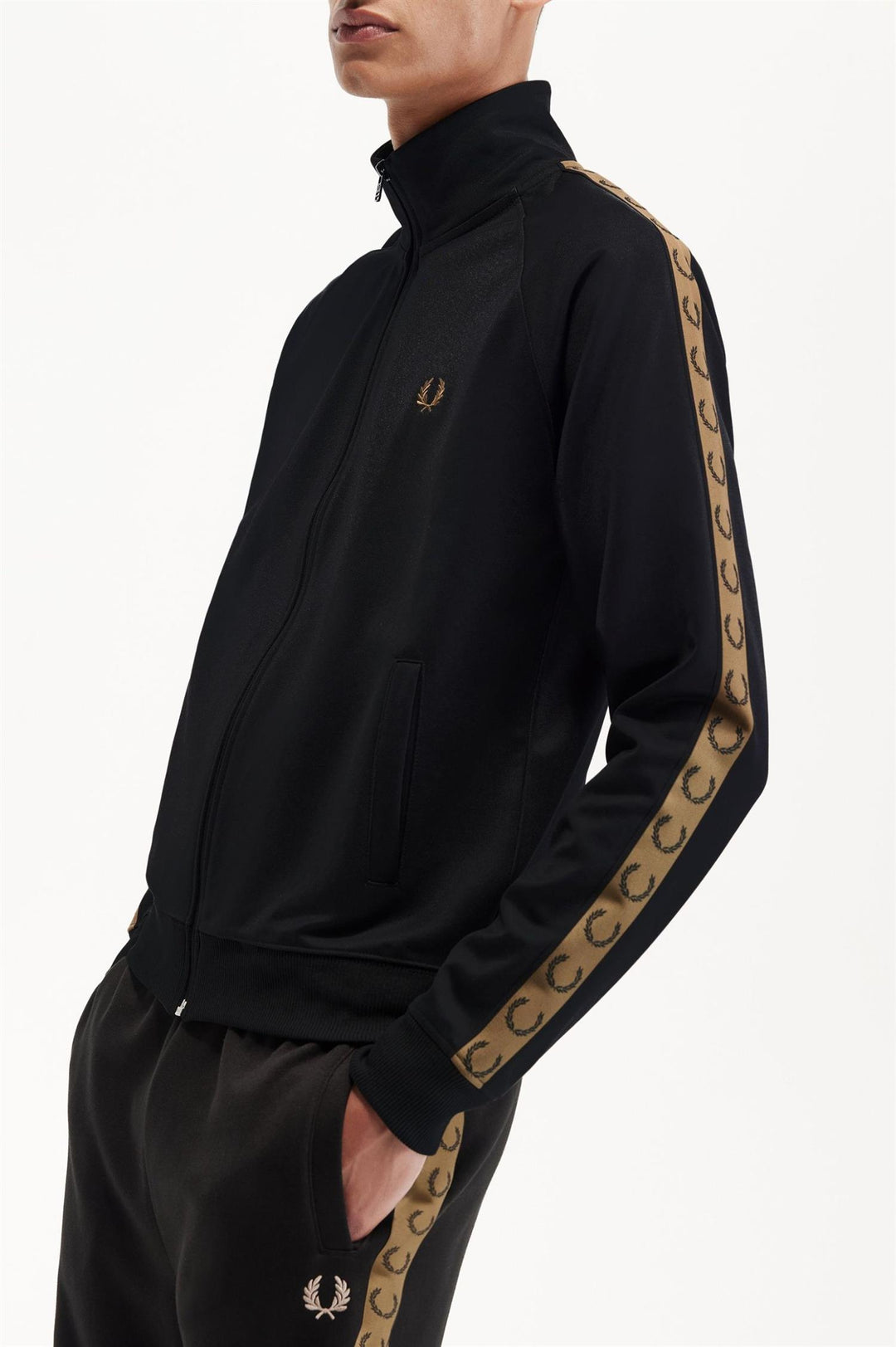 Contrast Tape Track Jacket