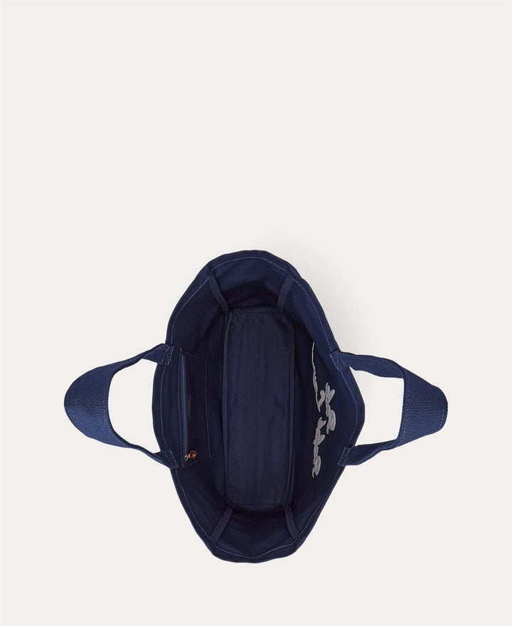 Embroidered Canvas Tote LARGE
