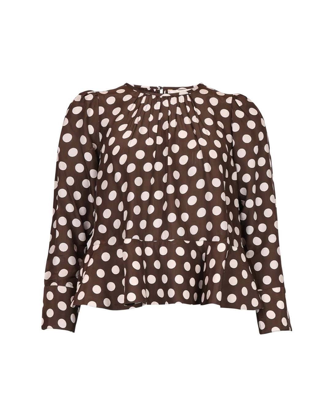 Striped orgnaza top