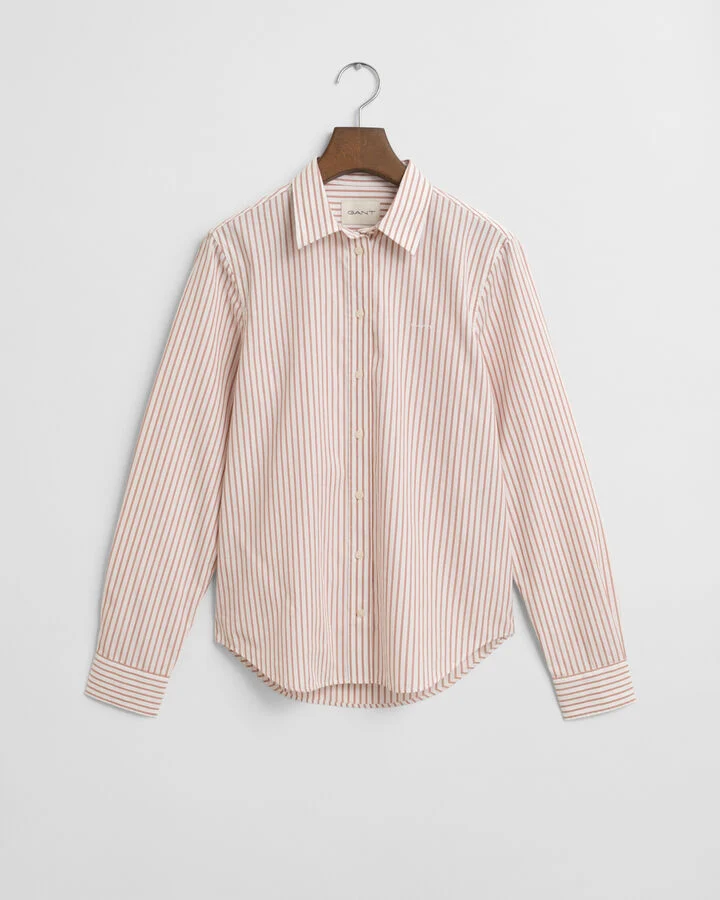 Reg Classic Poplin Striped Shirt