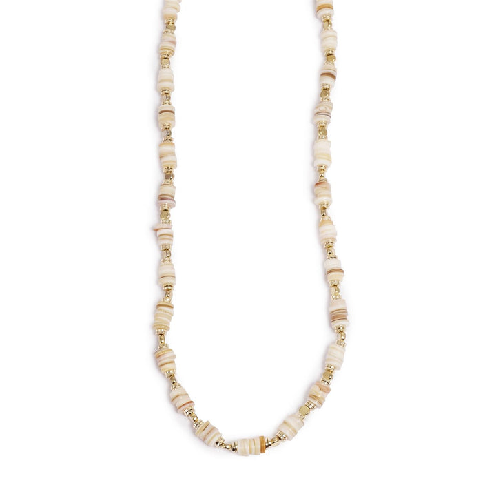 Necklace 45cm beige shell