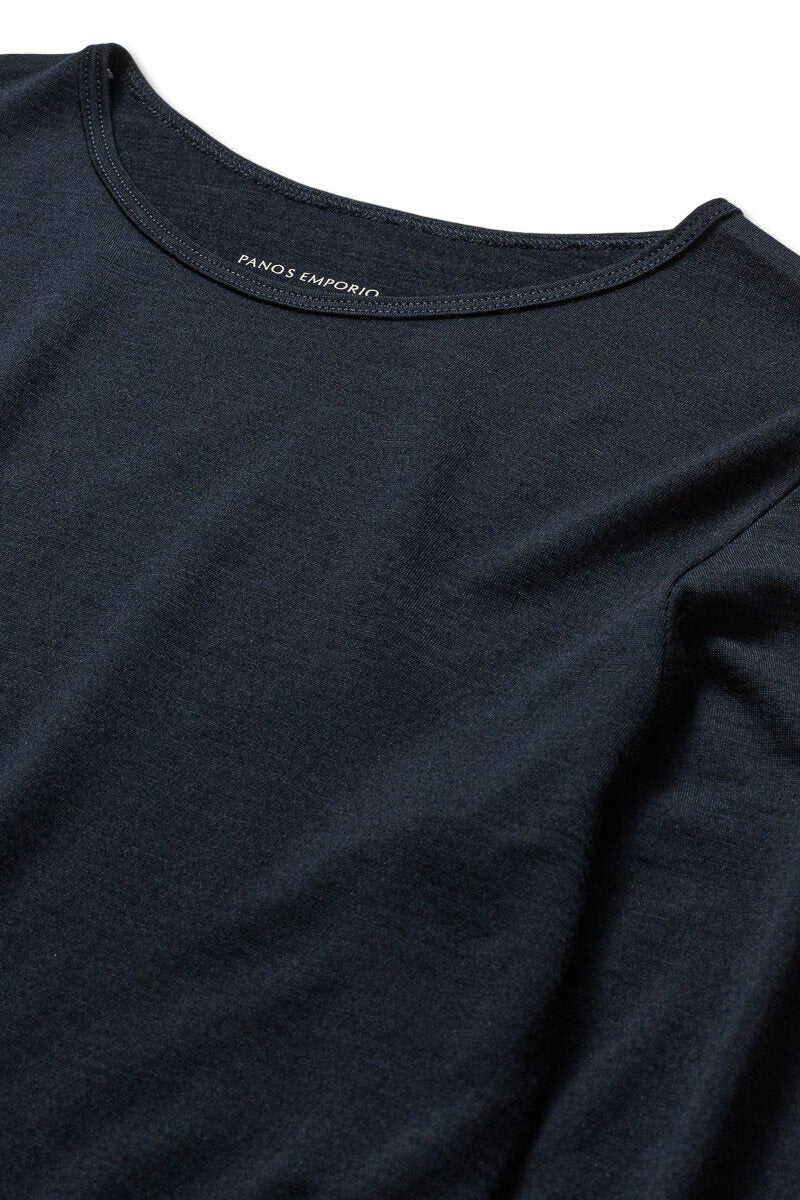 Panos Emporio PE wool tencel long sleeve