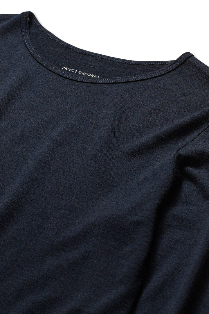 Panos Emporio PE wool tencel long sleeve