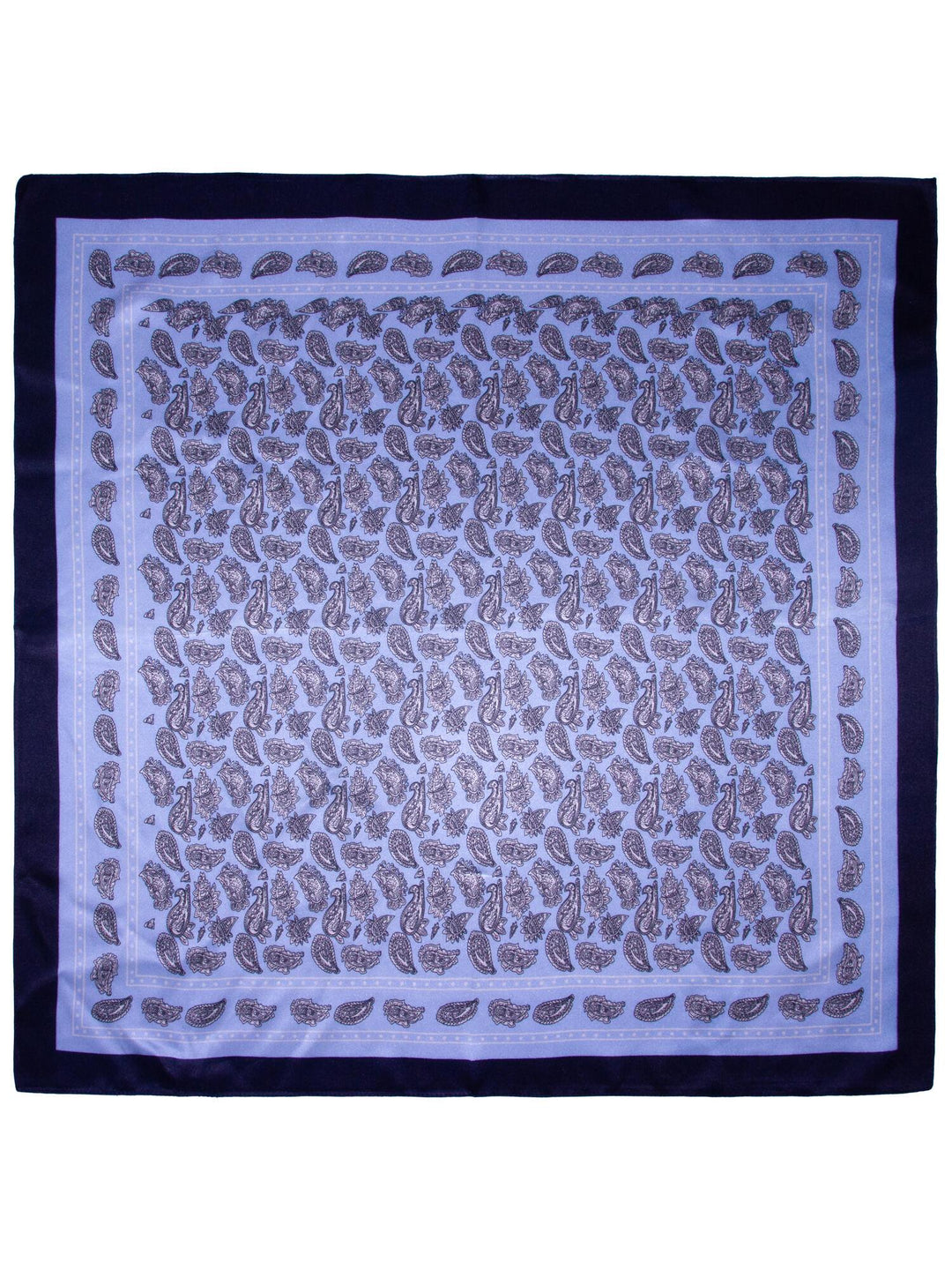 Skjerf paisley SILKE 70x70cm