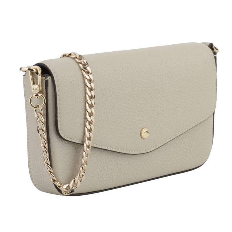 Cowhide leather clutch bag