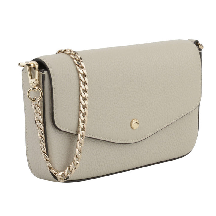 Cowhide leather clutch bag