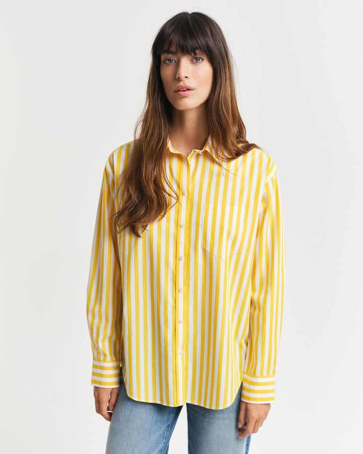 Rel classic poplin striped shirt