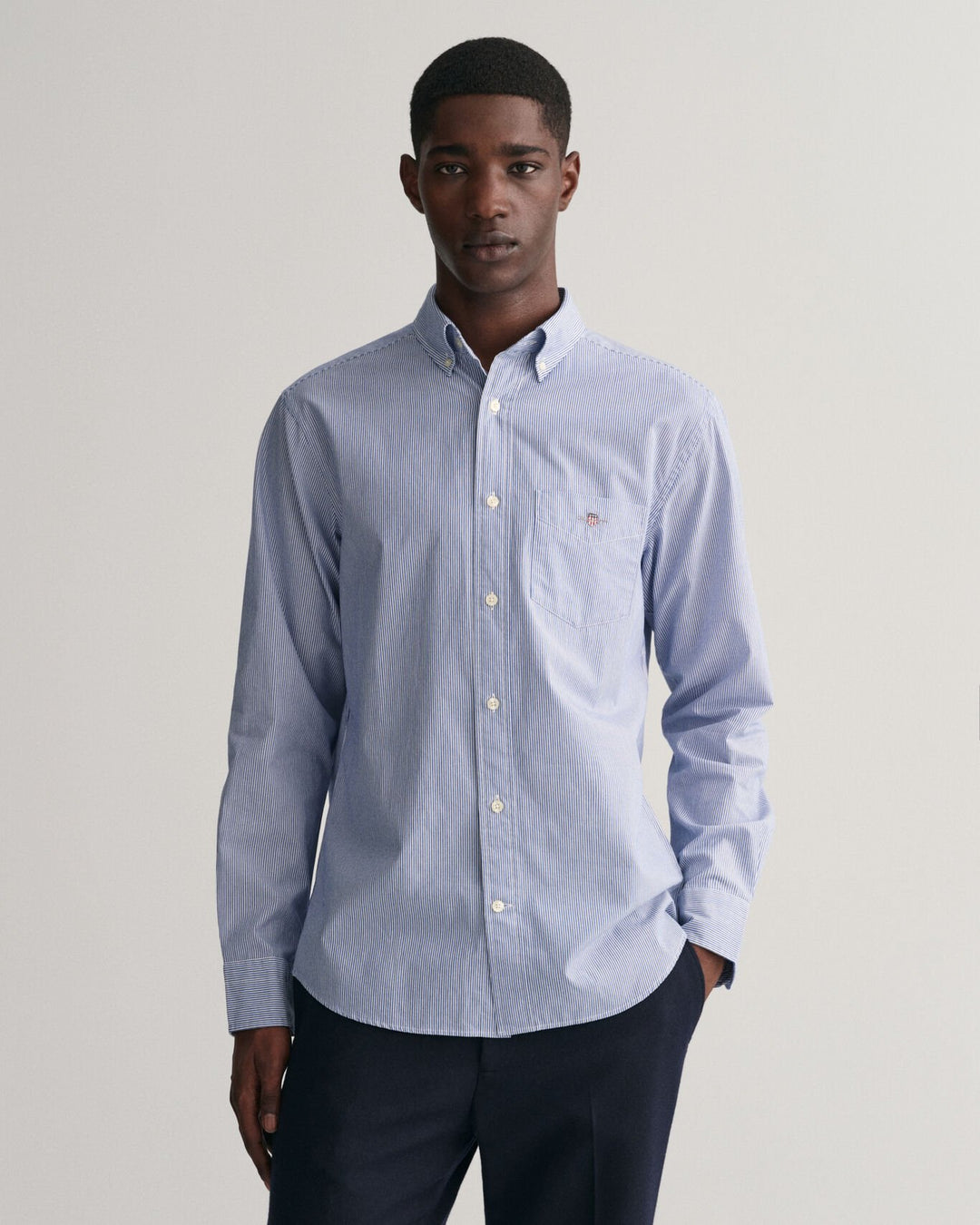 Banker Stripe Poplin Shirt