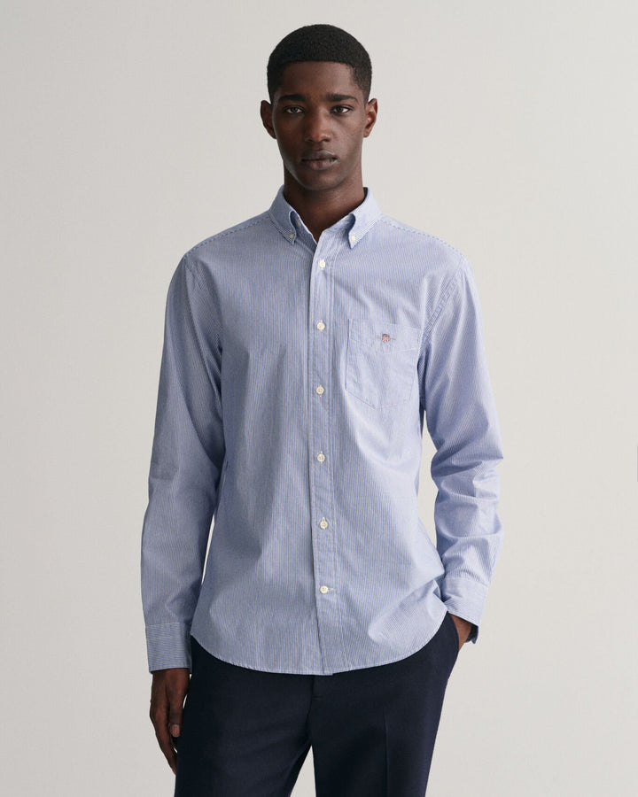 Banker Stripe Poplin Shirt