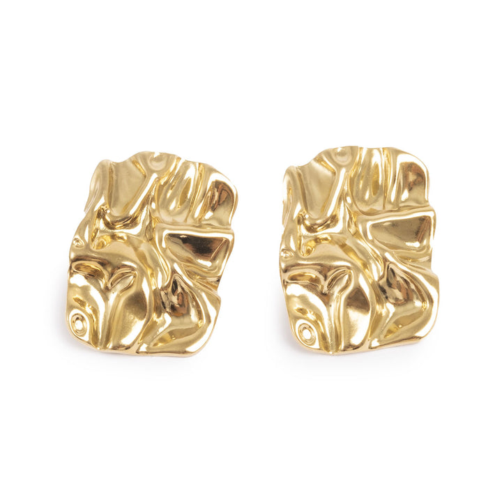 Earrings steel rough big post