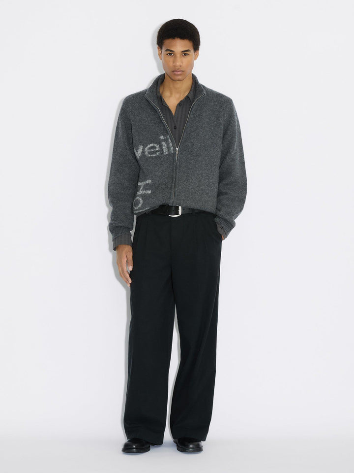 Haza Logo Zip Cardigan