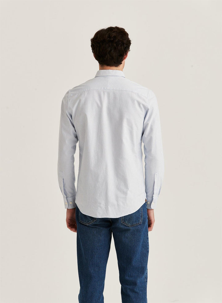 Oxford Striped Button Down Shirt