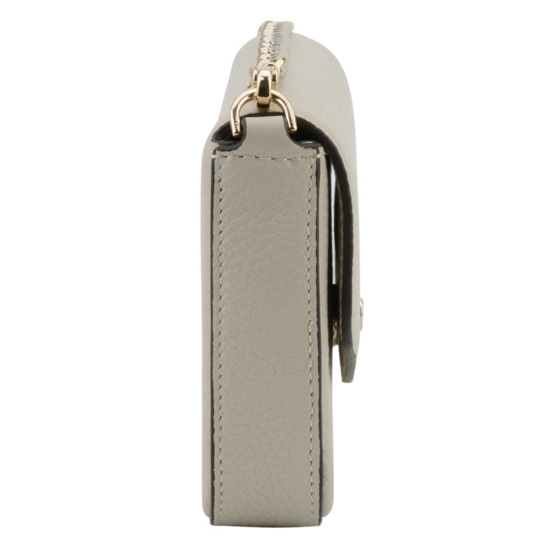 Cowhide leather clutch bag