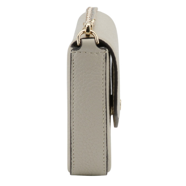 Cowhide leather clutch bag