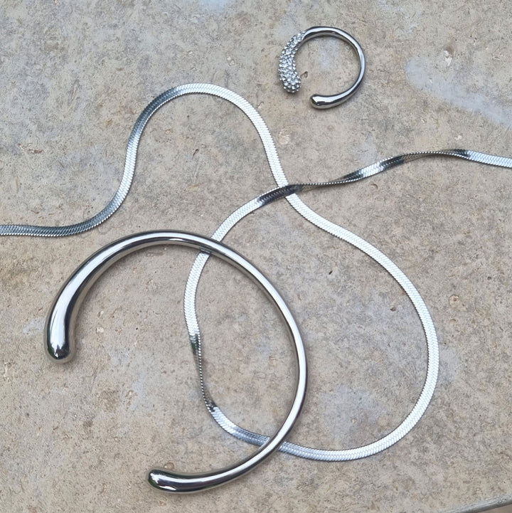 Bracelet st. steel soft cut