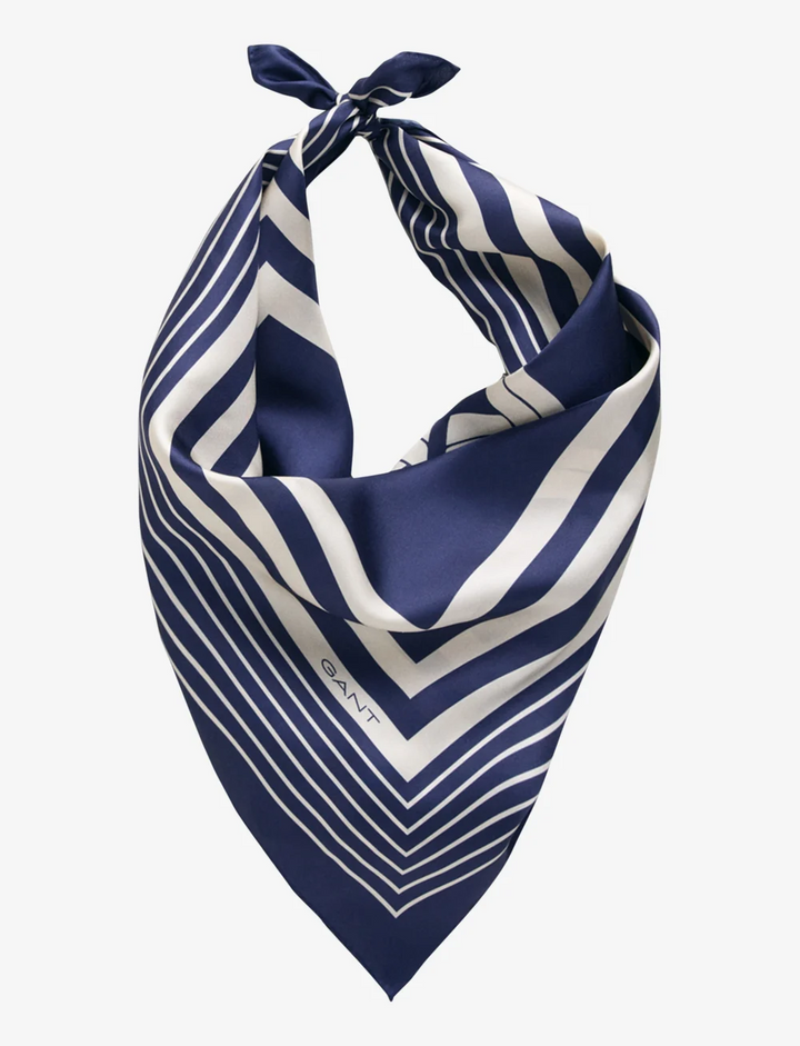 Monogram Border Silk Scarf