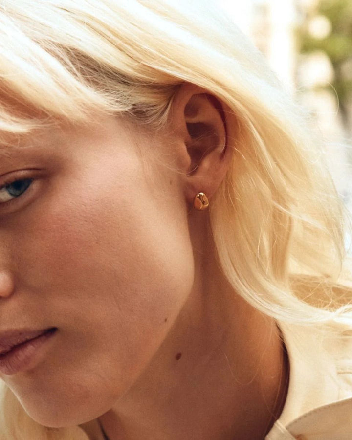 Leora Studs Gold