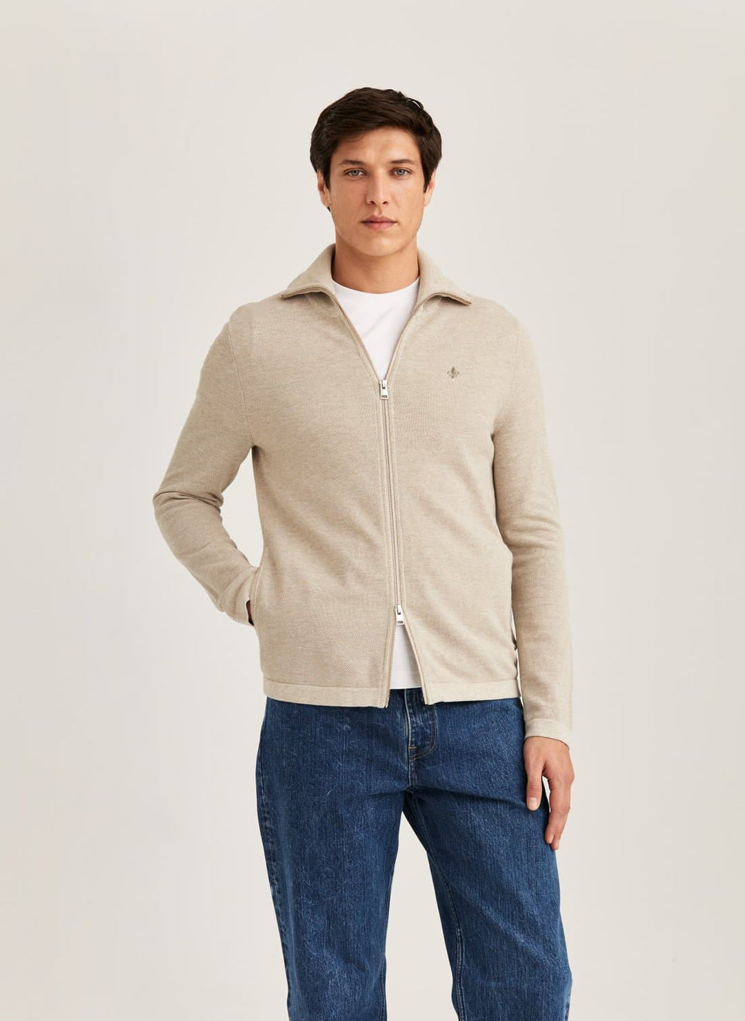 Jake Zip Cardigan