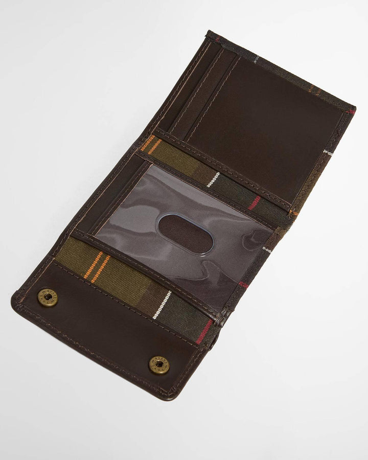 Barbour Benslie Tartan Leather Wallet