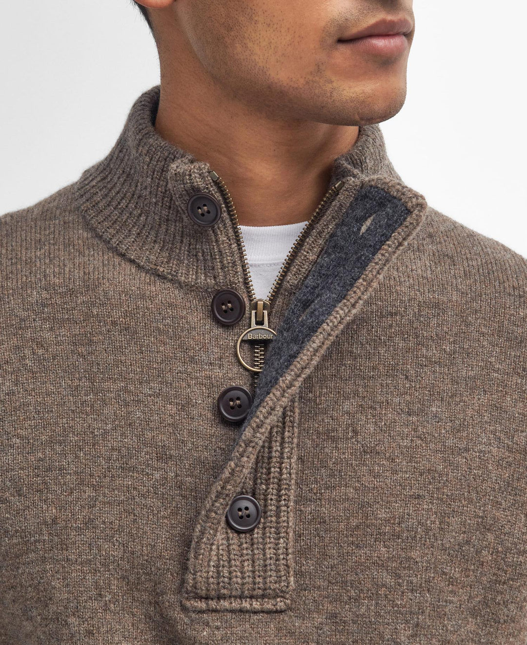 Barbour Essential Patch Half Zip Jumper