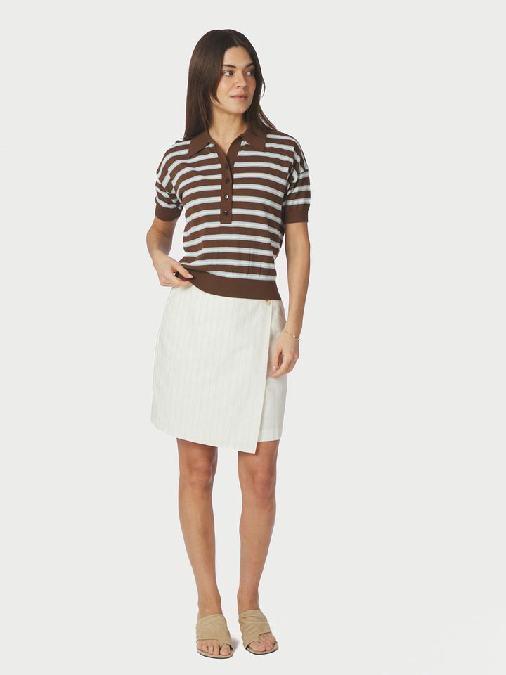 Emira Knit Polo Top