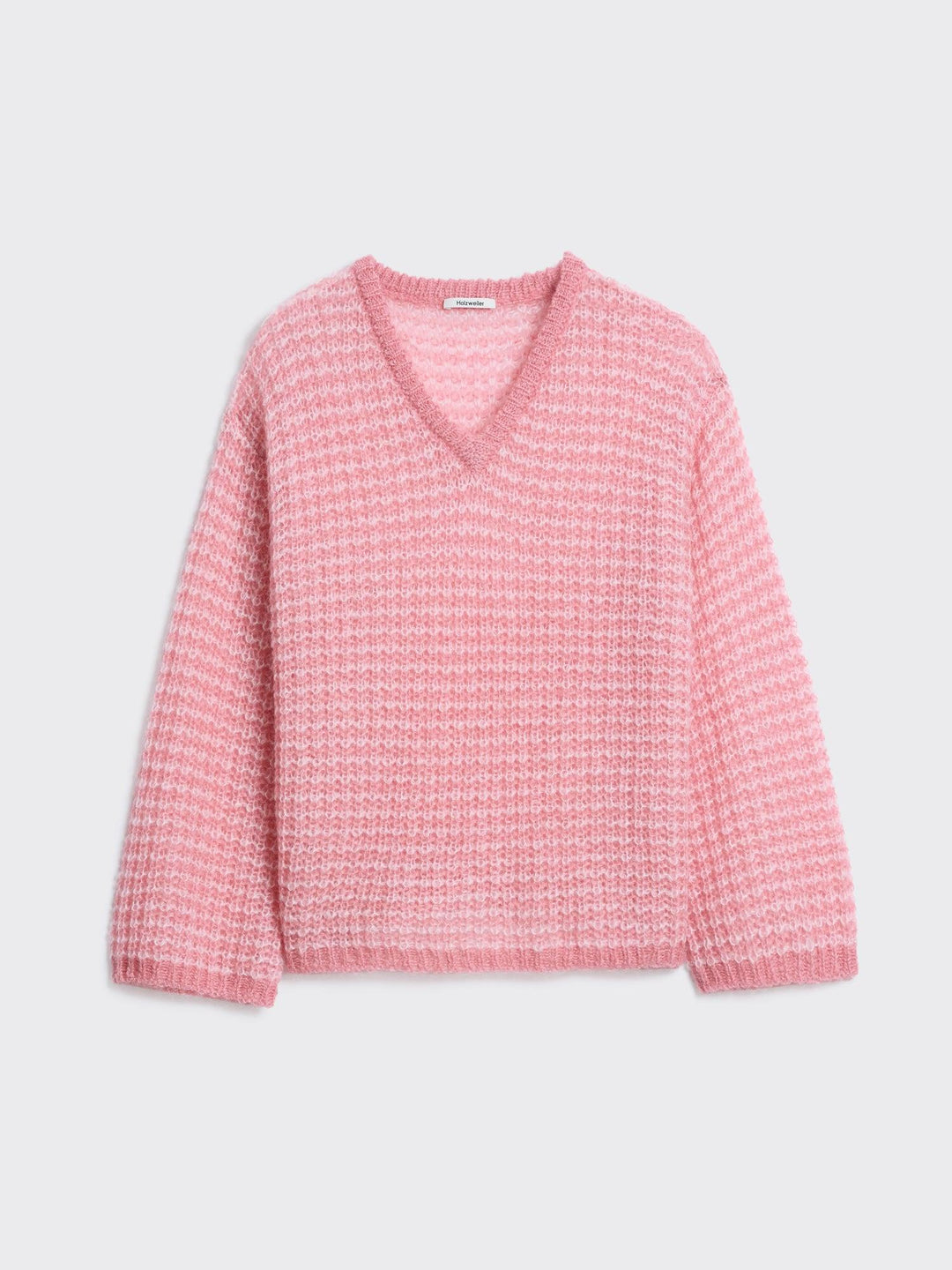 Boxy Mohair V-Neck