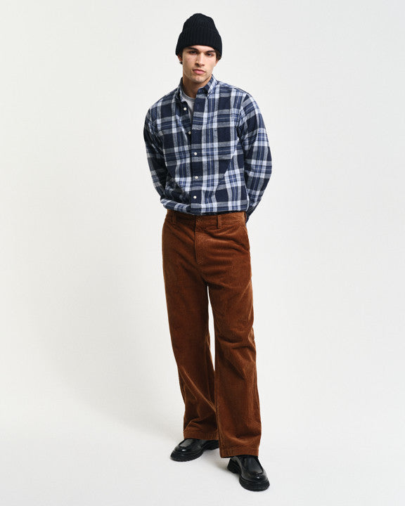 Reg Tartan Melange Check Shirt